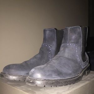 UGG AUSTRALIA STEVANO NAVY BLUE ITALIAN BOOTS